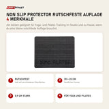 Elina Pilates Non Slip Protector rutschfeste Auflage mit 4 Merkmalen: Rutschfest, 35 × 20 cm, 0,9 cm stark, Für Yoga und Pilates