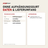 Technische Daten und Lieferumfang von Elina Pilates ONNE Aufhängungsgurt als Tabelle