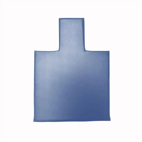 Elina Pilates Postural Wedge Lagerungskeil in Draufsicht, blau, T-förmige Liegefläche von oben