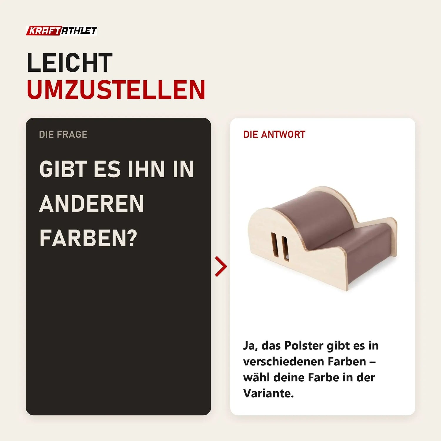 Frage und Antwort zu Elina Pilates Spine Corrector Elite: Gibt es ihn in anderen Farben?