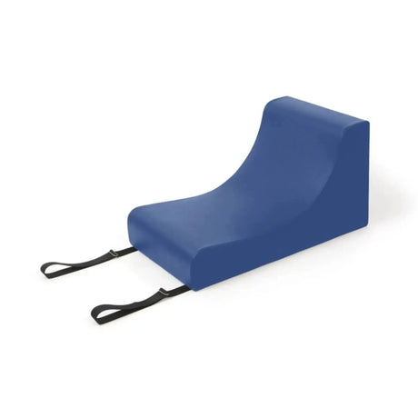 Elina Pilates Spine Supporter Pilates-Stütze in Blau, Schrägansicht mit zwei Fußschlaufen