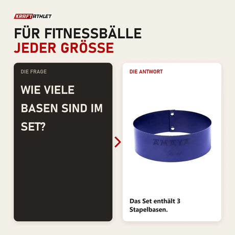 Frage und Antwort zu Elina Pilates Stacking Bases Stapelbasen: Wie viele Basen sind im Set?