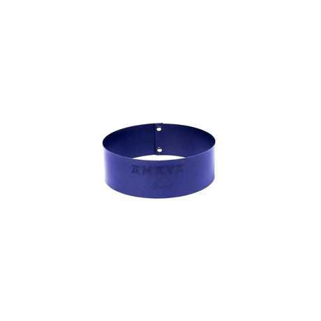 Elina Pilates Stacking Bases Stapelbasen in Blau, Schrägansicht eines einzelnen flachen Basisrings