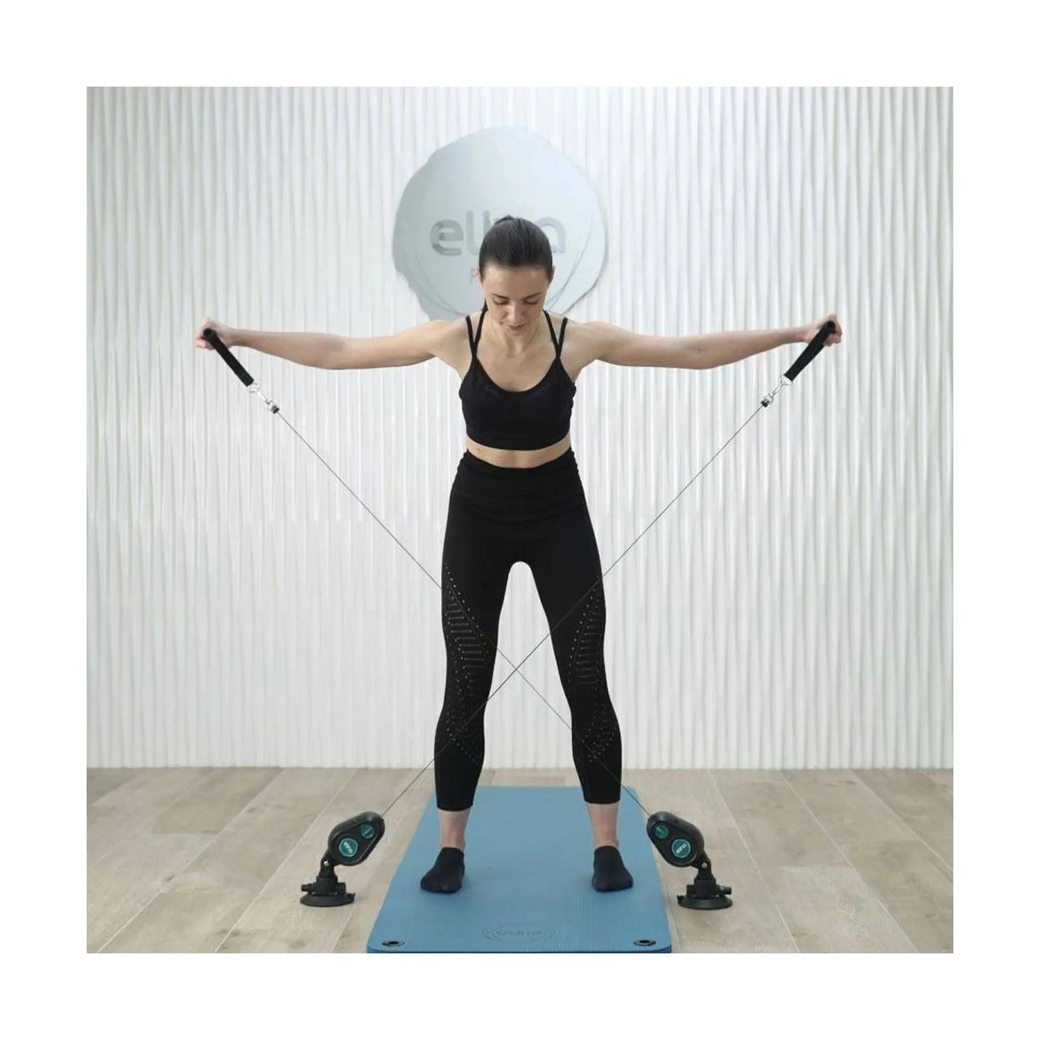 ElinaPilates Training Cord Adjustable Resistance Fitness Bands Elina Pilates