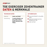 Technische Daten und Merkmale von Elina Pilates Toe Exerciser Zehentrainer als Tabelle
