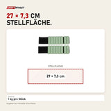 Maßbild Elina Pilates verstellbares Gewicht 1 kg für Handgelenk und Knöchel: Stellfläche 27 × 7,3 cm