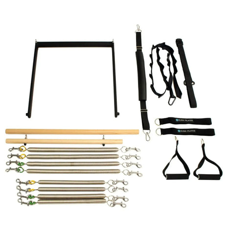 Elina Pilates Wall Unit – Zubehör mit Stangen, Federn, Schlaufen und Griffen