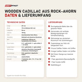 Technische Daten und Lieferumfang von Elina Pilates Wooden Cadillac aus Rock-Ahorn als Tabelle