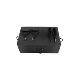 Elina Pilates Wooden Reformer Physio aus Rock-Ahorn mit schwarzer Box und Schlaufen, Draufsicht