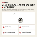 Force USA Aluminium-Rollen G12 Upgrade mit 4 Merkmalen: Für den G12 V2, 6202-Kugellager, Rollen aus Aluminium, Korrosionsbeständig