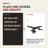 Frage und Antwort zu Force USA Base Bench FID-Bank: Mit welchen Geräten ist die Base Bench kompatibel?