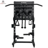 Force USA Base Storage Rack bestückt mit Griffen, Seilen und Zubehör