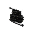 Force USA Battle Rope 15 m aufgerollt mit Griffenden, Schrägansicht, schwarz