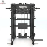 Force USA C20 All-In-One Trainer – Frontansicht mit Kabelzug und Sitz