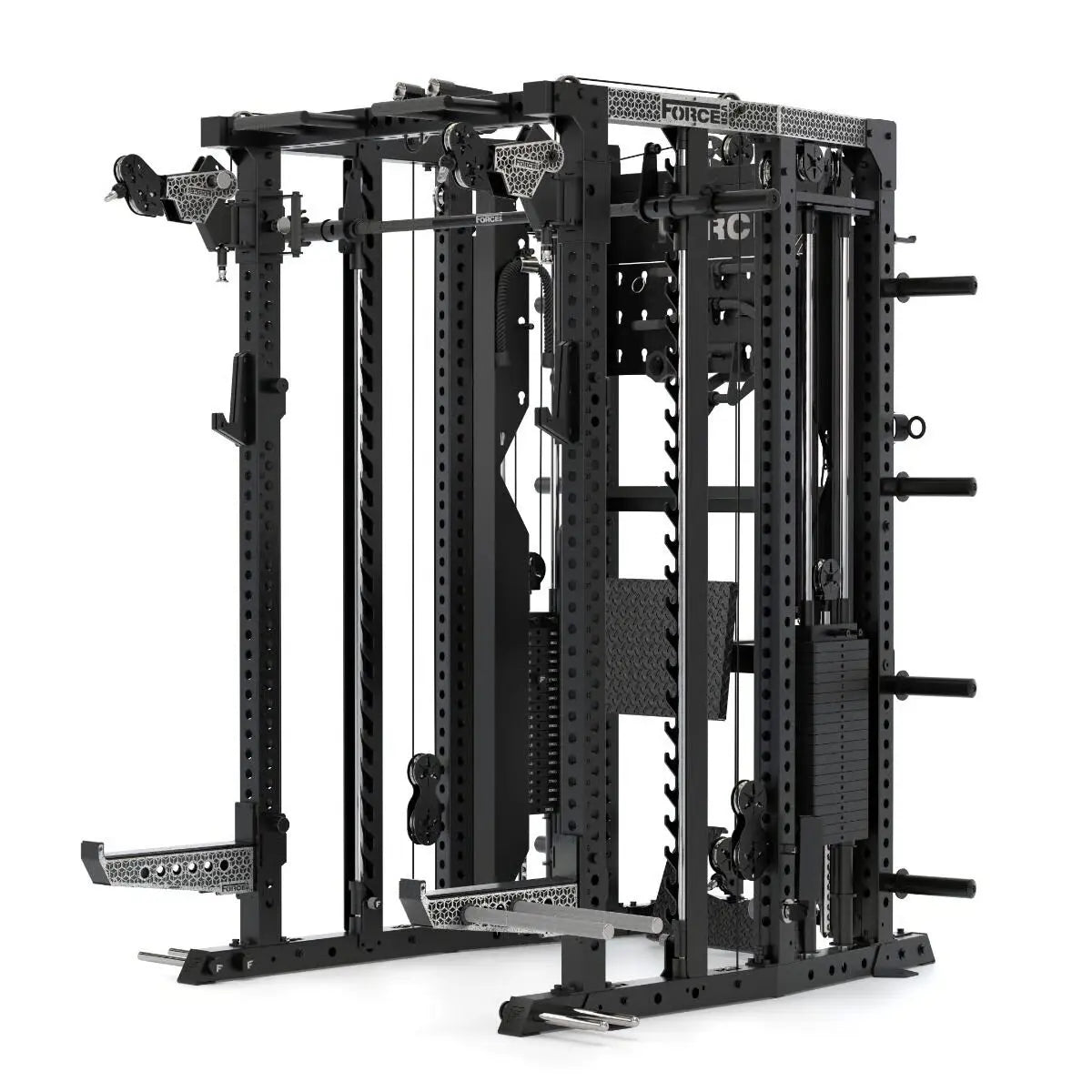 Force USA C20 All-In-One Trainer – Schrägansicht von rechts hinten