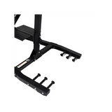 Force USA Commercial GHR/GHD V2 als Detail des Bodenrahmens mit Scheibenhaltern