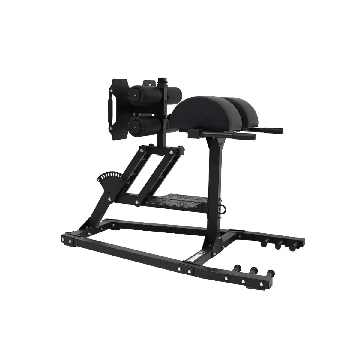 Force USA Commercial GHR/GHD V2 – robust glute ham developer with adjustable foot casters and transport wheels.
