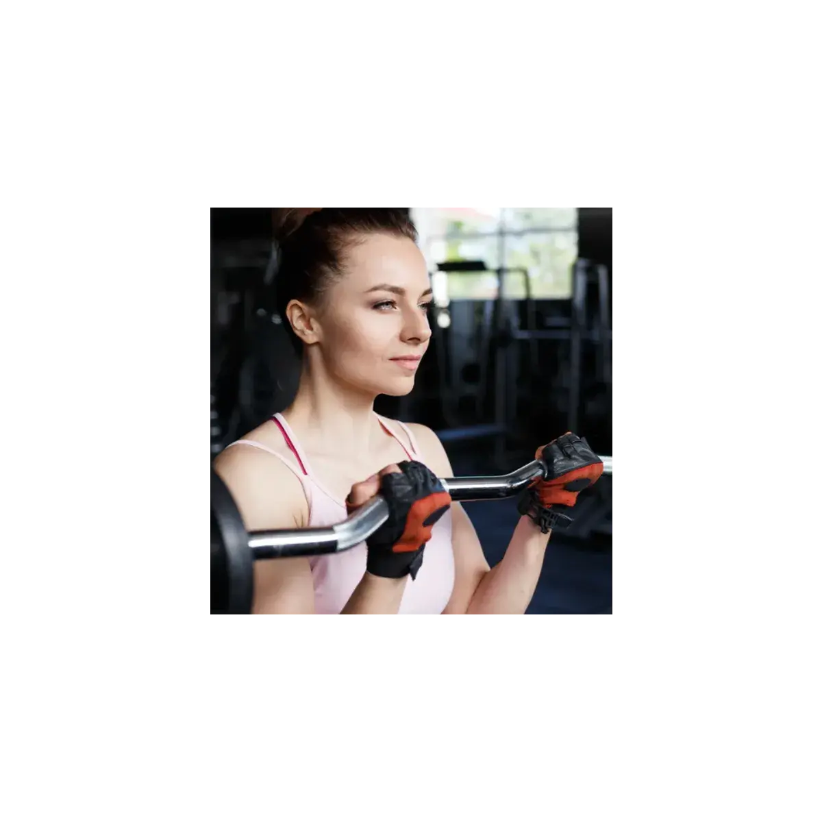 Force USA Olympic Z-Bar – chrome-plated curl bar with 50mm mount and non-slip grip texture.
