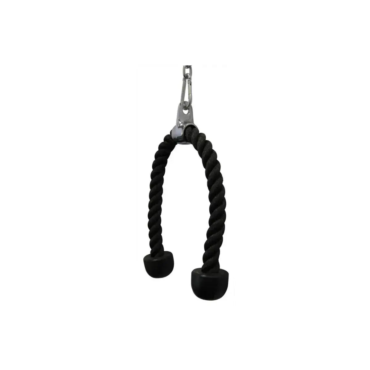 Force USA Tricep Rope – robust cable pull handle with rubberized ends for versatile upper body exercises.
