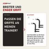 Frage und Antwort zu Force USA Dip Handles (Paar): Passen die Griffe an meinen Trainer?