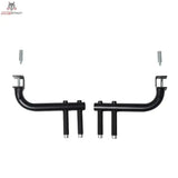 Force USA Dip Handles (Paar), Frontansicht beider Griffe mit Bolzen