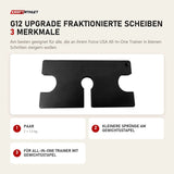 Force USA G12 Upgrade Fraktionierte Scheiben mit 3 Merkmalen: Paar, Kleinere Sprünge am Gewichtsstapel, Für All-In-One Trainer mit Gewichtsstapel
