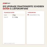 Technische Daten und Lieferumfang von Force USA G12 Upgrade Fraktionierte Scheiben als Tabelle