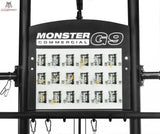 Force USA G9 All-In-One Trainer im Detail: Übungstafel am oberen Rahmen