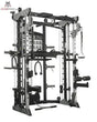 Force USA G9 All-In-One Trainer in Schwarz, Frontansicht mit Seilzügen und Zubehör