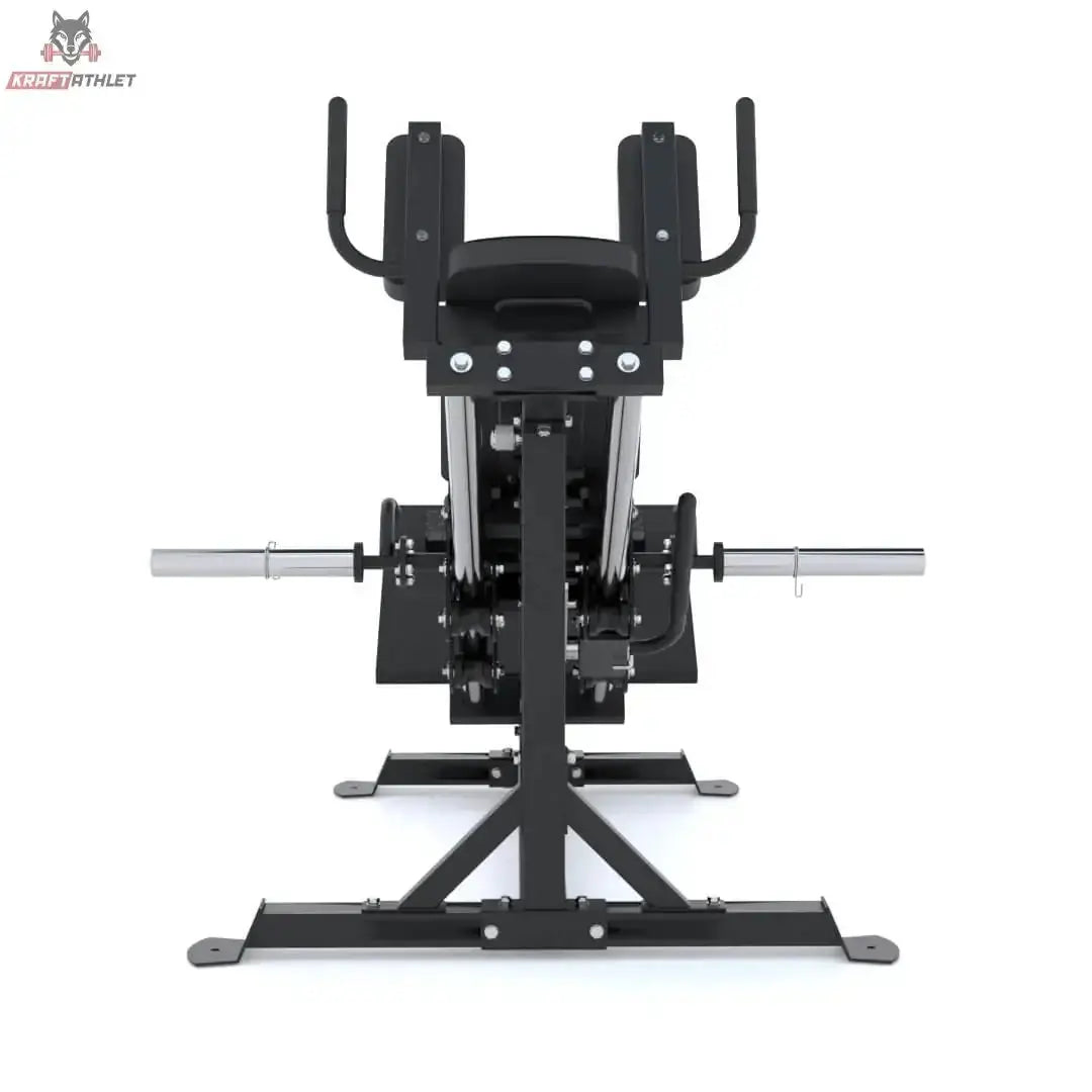 Force USA Kompakte Beinpresse & Hack Squat V3, Maschine Schrägansicht