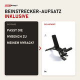 Frage und Antwort zu Force USA MyBench FID-Bank: Passt die MyBench zu meinem MyRack?