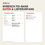 Technische Daten und Lieferumfang von Force USA MyBench FID-Bank als Tabelle
