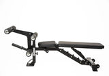 Force USA MyBench V2 FID-Bank mit flacher Rückenlehne und Beincurl-Aufsatz