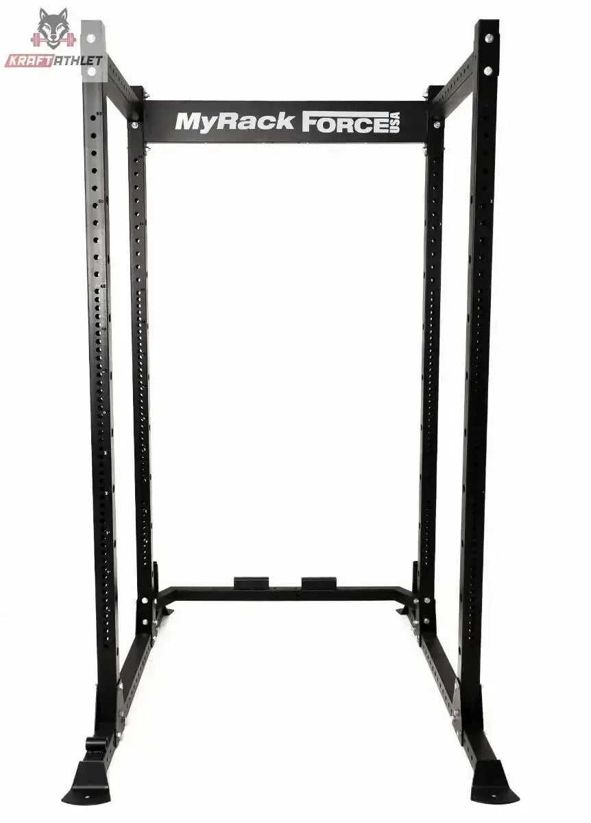 Force USA MyRack Power Rack Basis in der Seitenansicht mit Bodenrahmen und Standfüßen