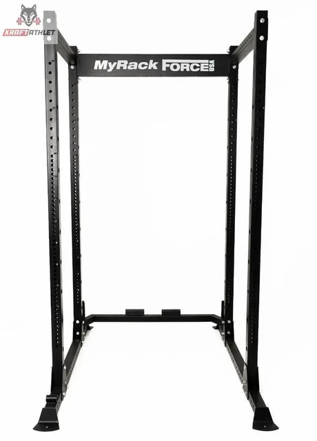 Force USA MyRack Power Rack Basis in der Seitenansicht mit Bodenrahmen und Standfüßen