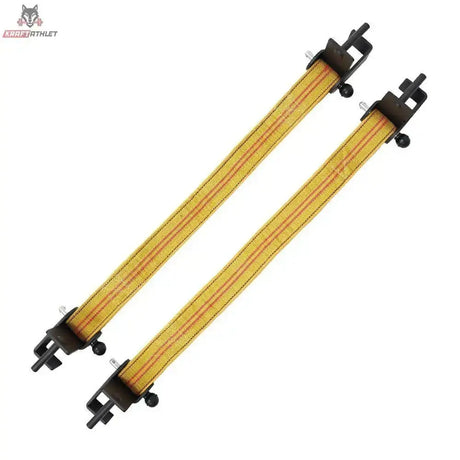 Force USA MyRack Safety Option 4 Safety Slings, beide gelben Gurte mit schwarzen Endhalterungen im Paar