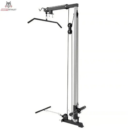 Force USA PT V2 Lat Attachment, Gesamtansicht des Seilzugturms mit Latzugstange und Rudergriff