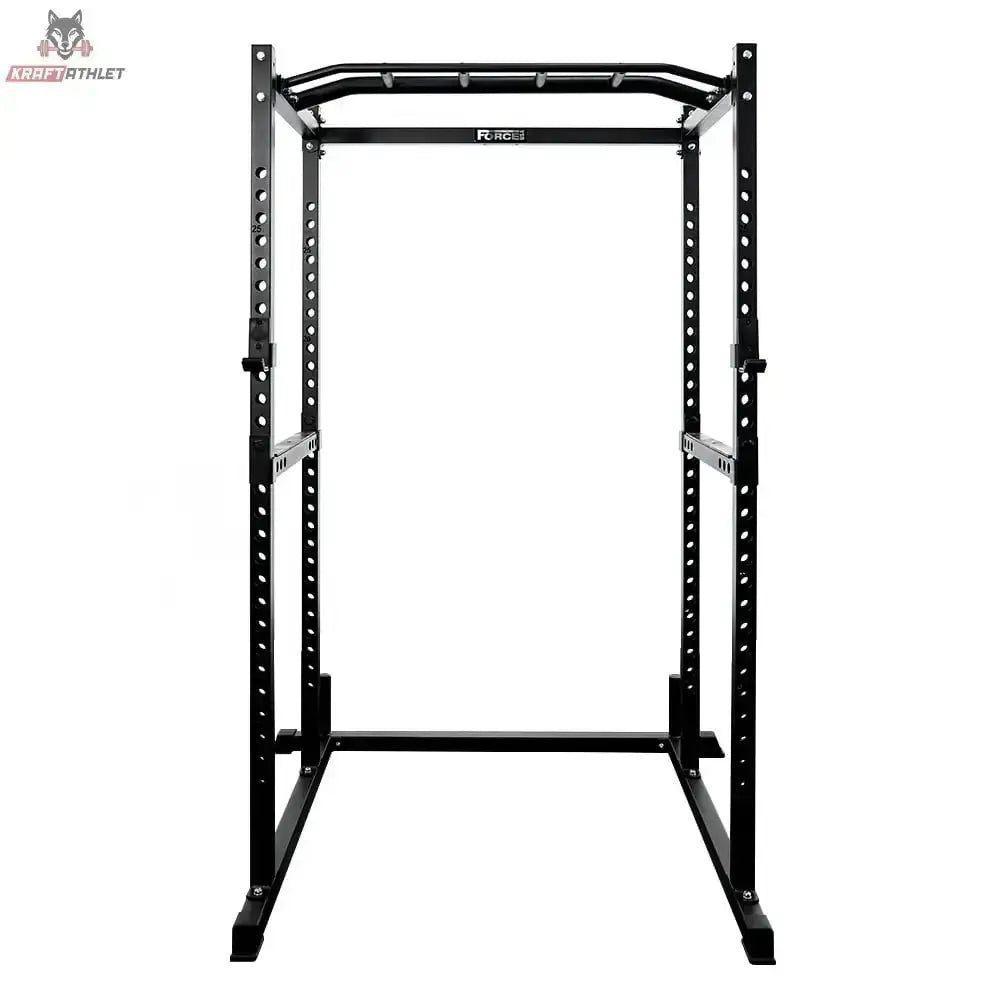 Force USA PT V2 Power Cage in Schwarz, Frontansicht freigestellt