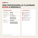 Technische Daten und Merkmale von Force USA Semi Professionelle Flachbank als Tabelle
