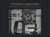Force USA Storage Rack Pro Zubehörregal, Regal Rangierungspunkte Grafik