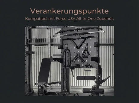 Force USA Storage Rack Pro Zubehörregal, Regal Rangierungspunkte Grafik