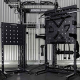 Force USA Storage Rack Pro Zubehörregal, Regal beladen Industrieansicht