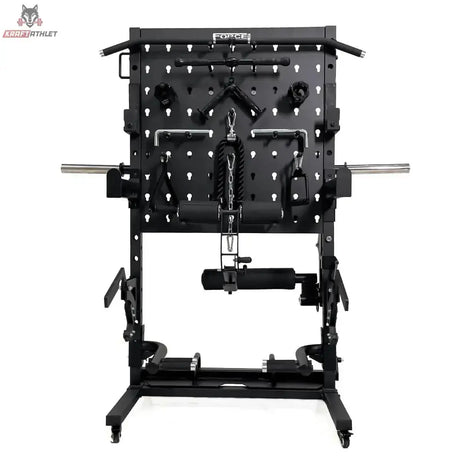 Force USA Storage Rack Pro Zubehörregal, Regal mit Geräten Training Studio