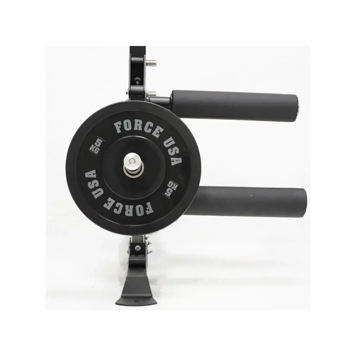 Force USA G-Series Leg Extension and Curl Attachment connected to the G-Series All-In-One Trainer.