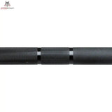 Force USA The Gunner Barbell V2, Nahaufnahme der Rändelung mit Markierungsring