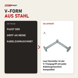 Frage und Antwort zu Force USA V-Trizepsgriff: Passt der Griff an meine Kabelzugmaschine?
