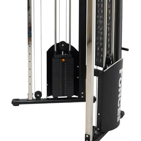 Force USA Zusatzgewichte Functional Trainer 2 × 30 kg, Gewichtsblock im Turm des Functional Trainers eingebaut