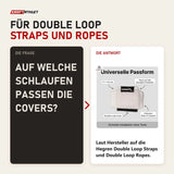 Frage und Antwort zu Hegren Double Loop Covers: Auf welche Schlaufen passen die Covers?
