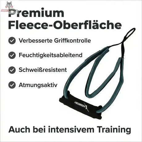 Hegren Double Loop Covers, Grafik zur Fleece-Oberfläche an der Schlaufe im Training