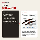 Frage und Antwort zu Hegren Double Loop Straps: Wie viele Schlaufen bekomme ich?